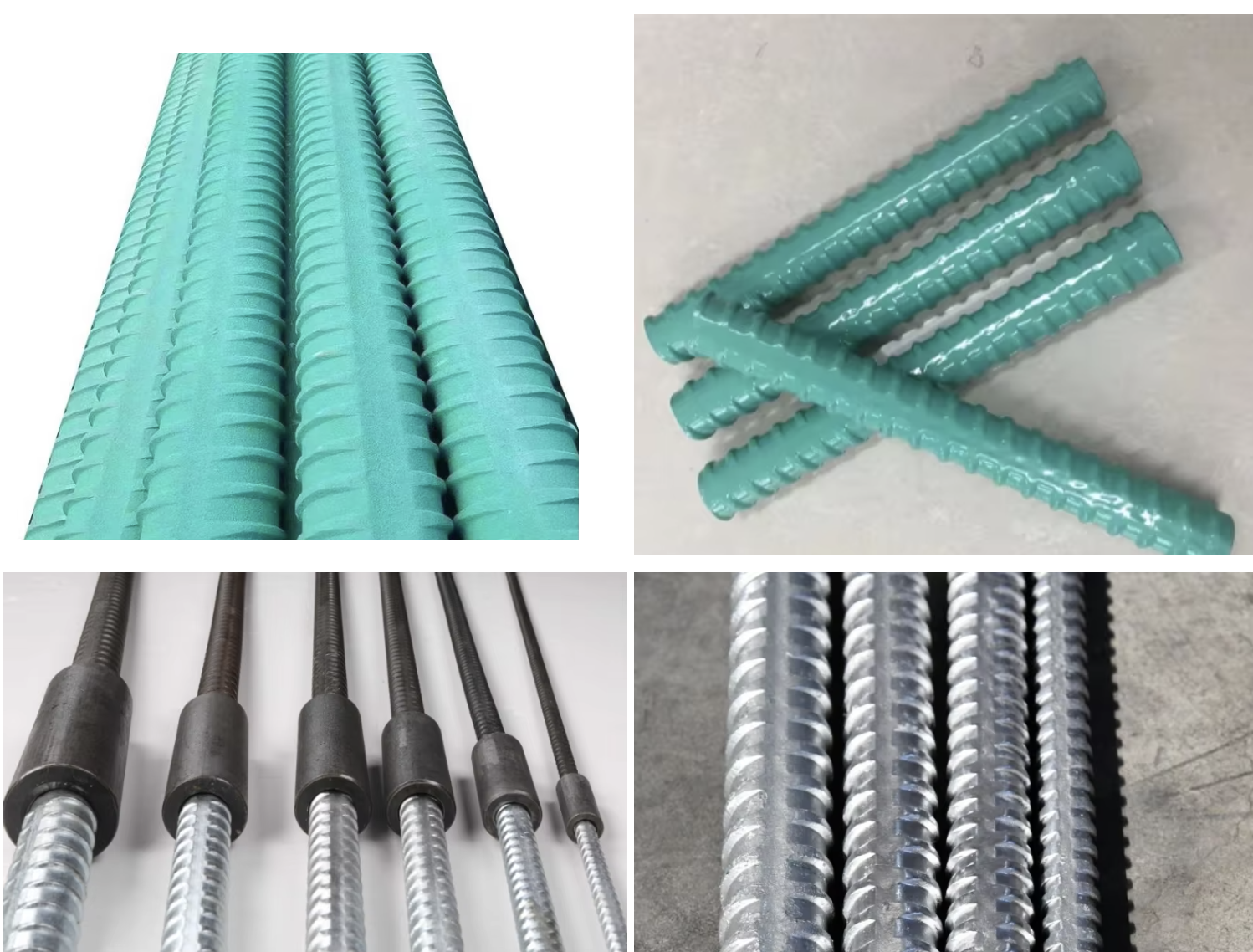  Hot Rolling Epoxy Coating Thread bar for bridge Accessories 